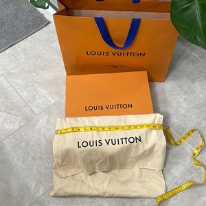 Louis Vuitton Box, dust bag and shopping bag